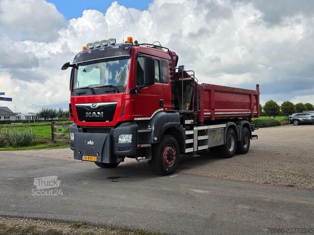 Wywrotka 3-stronna MAN TGS 420 !!6X6!! Z-KRAAN KIPPER NL TRUCK TOP!!
