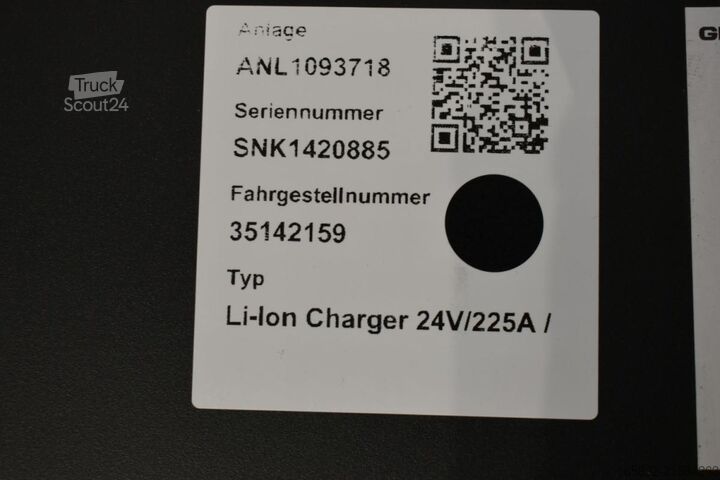 Baterie vysokozdvižného vozíku LINDE Li-Ion Charger 24V/225A