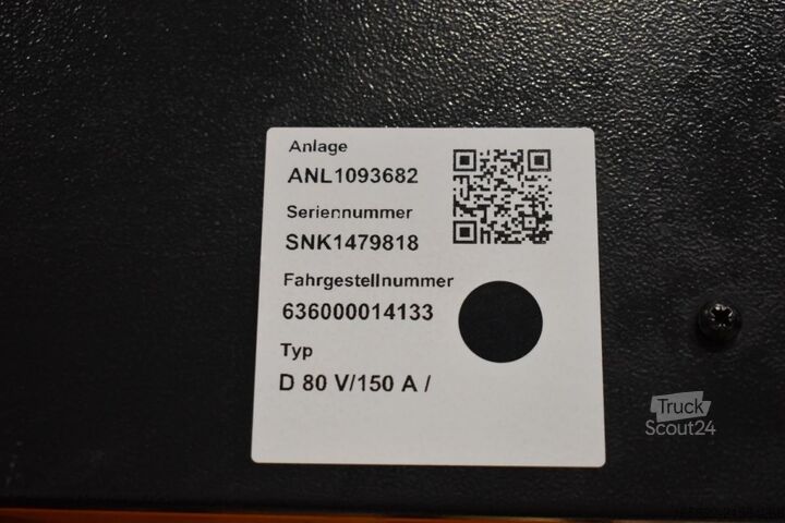 Forklift battery STILL ecotron XM D 80 V/150 A