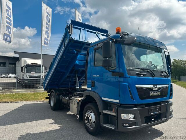 Kiper kamion MAN TGM 15.290/Kipper/4x2/NL7,7To/AHK/Nur 61 tkm/Top
