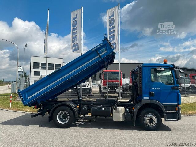 Kiper kamion MAN TGM 15.290/Kipper/4x2/NL7,7To/AHK/Nur 61 tkm/Top