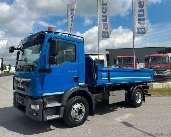 Kiper kamion MAN TGM 15.290/Kipper/4x2/NL7,7To/AHK/Nur 61 tkm/Top