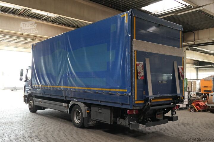 شاحنة بمسطحة ومشمع MERCEDES-BENZ 1224 L Atego 4x2, AHK, LBW, 7.200mm lang