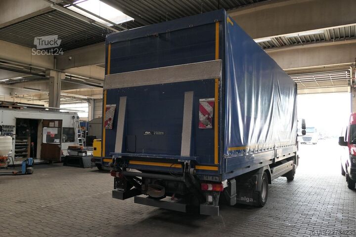 شاحنة بمسطحة ومشمع MERCEDES-BENZ 1224 L Atego 4x2, AHK, LBW, 7.200mm lang