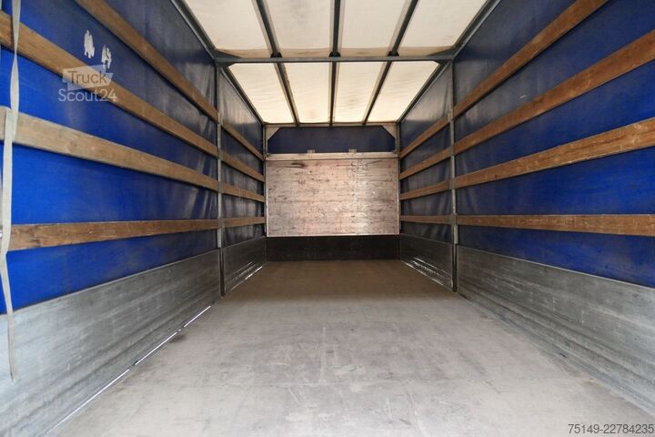 شاحنة بمسطحة ومشمع MERCEDES-BENZ 1224 L Atego 4x2, AHK, LBW, 7.200mm lang