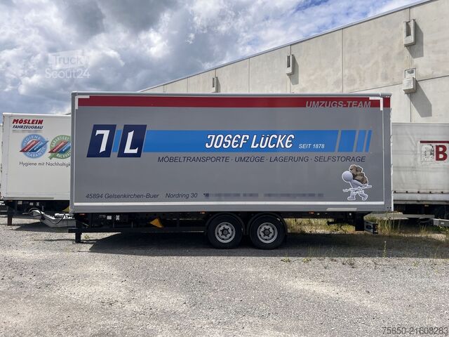 Skriňový príves Möslein TKO 105 Schwebheim  Tandem- Möbel Koffer- Anhänger