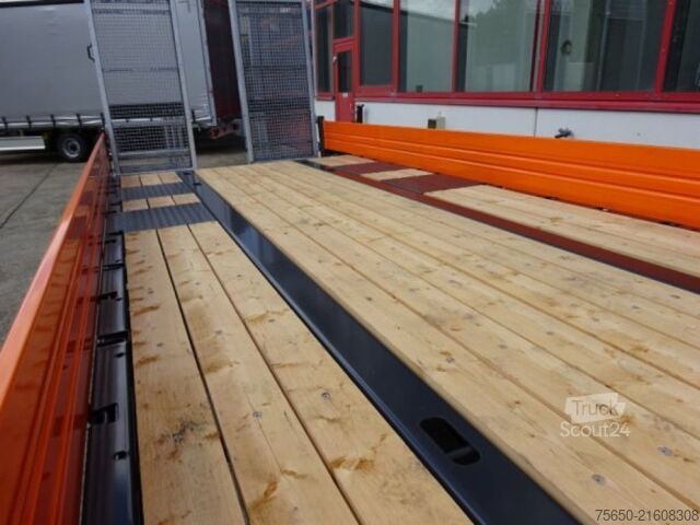 Nízkozdvižný príves Möslein TTT 13- 6,28 Orange  Neuer Tandemtieflader 13 t GG