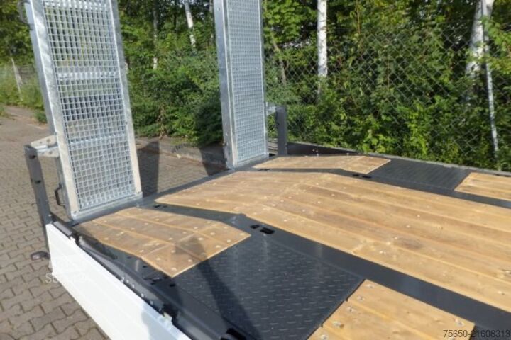 Remorque porte-engins surbaissée Möslein TTT 13- 6,28 Weiß  Neuer Tandemtieflader 13 t GG