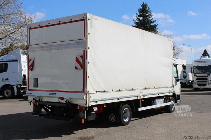 Dodávka s plachtovou bočnicou Daf LF 210 Pritscheplane Bordwände ACC AHK 148 Tkm