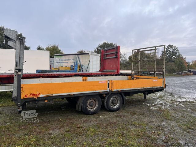 Remorque porte-engins surbaissée  tt  Tandemtieflader