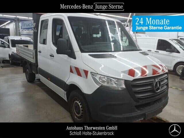 Tuplakabiinipakettiauto Mercedes-Benz Sprinter 317 CDI Pritsche standard AHK 3,5t
