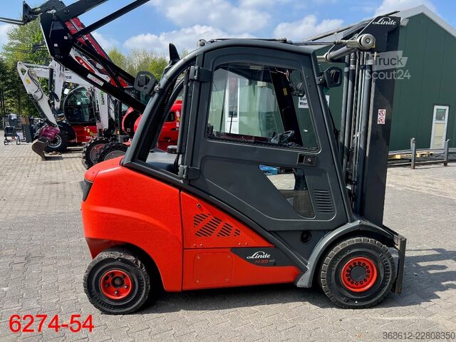 Frontgaffeltruck Linde H 35 D 02 EVO