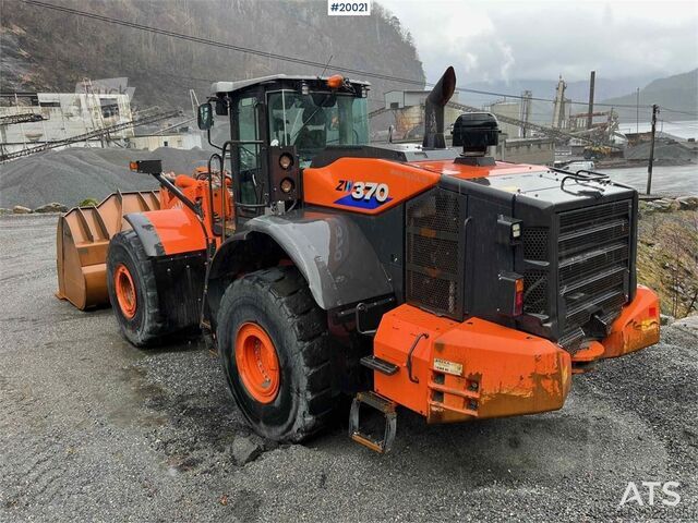 Chargeuse sur pneus Hitachi zw370-6 Wheel loader w/ scale, printer and bucket