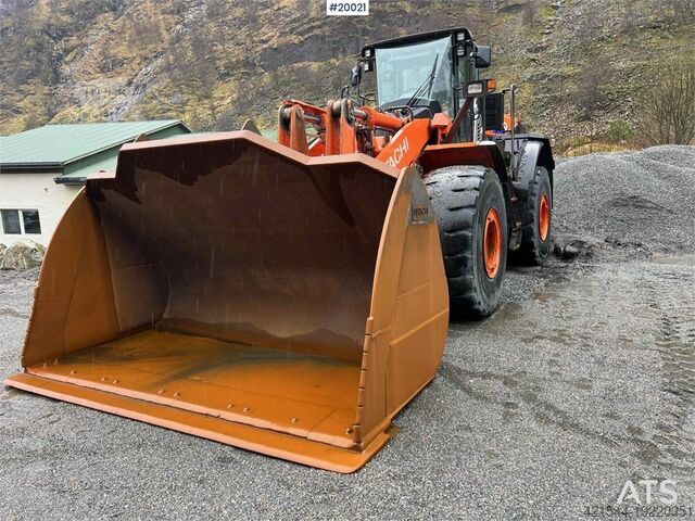 Chargeuse sur pneus Hitachi zw370-6 Wheel loader w/ scale, printer and bucket