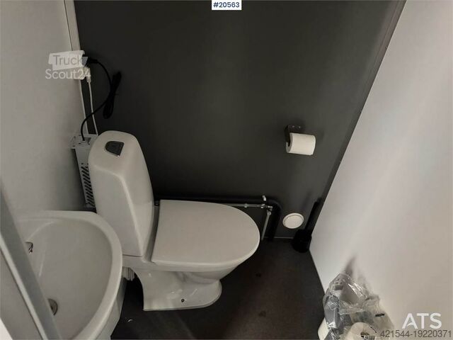 Arnpro Kaserne med Toilet.  Arnpro Barracks w/ Toilet.