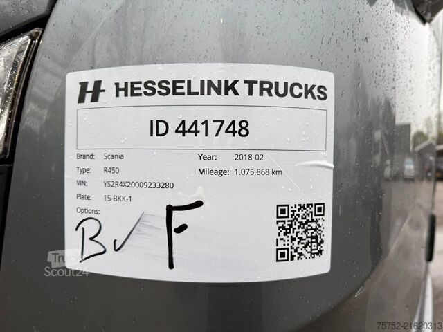 Standard-SZM Scania R450 LB Hyrdaulic Standairco Full Air NL Truck