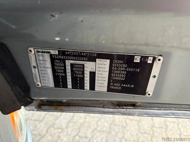 Standard-SZM Scania R450 LB Hyrdaulic Standairco Full Air NL Truck