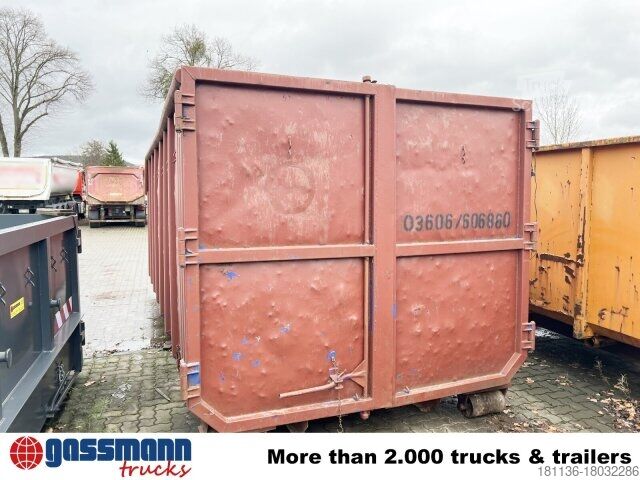 Roll-off konteyneri  Abrollcontainer mit Kran, HMF 1144 K1 TS, 21m³