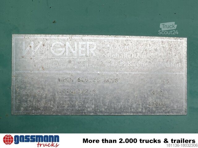 Afzetcontainer Wagner WPCM 600.26, 26m³