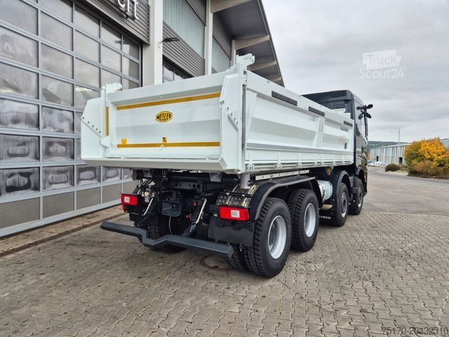 Τρίπλευρο ανατρεπόμενο φορτηγό IVECO AS360X58Z HR ON+ 8x4 Meiller Bordmatic AHK