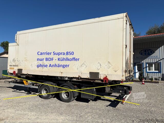 Utskiftbart påbygg med kjøleaggregat Schmitz Cargobull BDF Kühlkoffer Carrier 850 Innen 2,40m