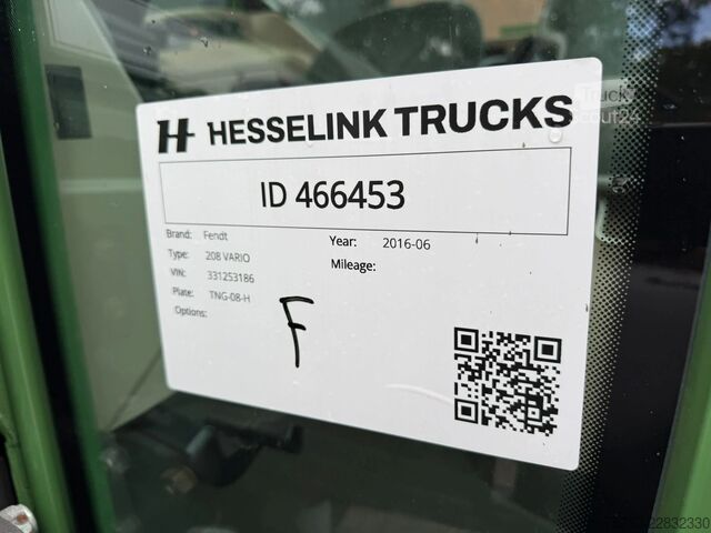 трактор Fendt 208 Vario TMS 3.481 uur!
