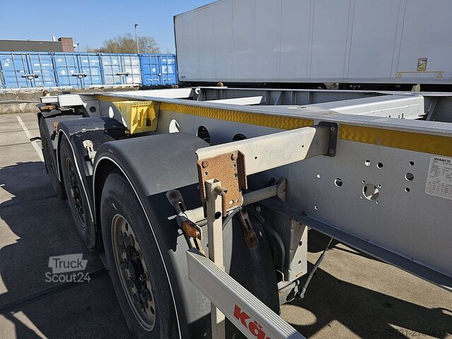 Transport de conteneurs KÄSSBOHRER CS 20 FT TANK BPW ALCOA'S 3250KG