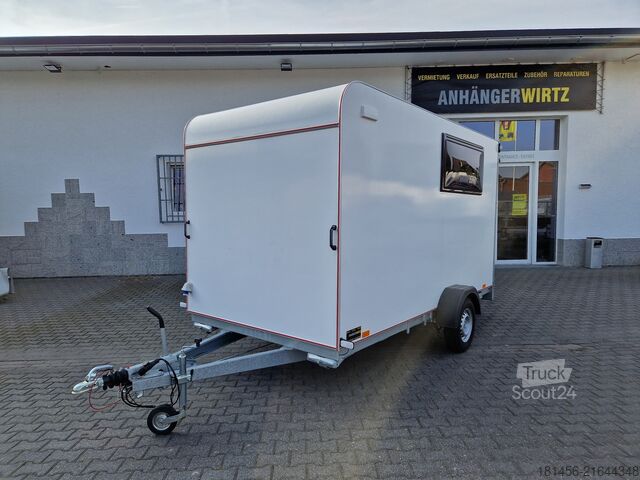 Autres ANHÄNGERWIRTZ Heckrampe Fenster Seitentür 360x180x190c