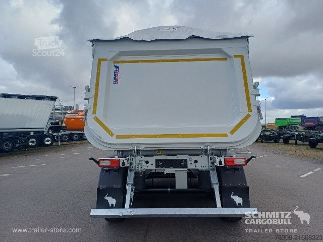 Semirimorchio ribaltabile Schmitz Cargobull Kipper Stahlrundmulde 28m³