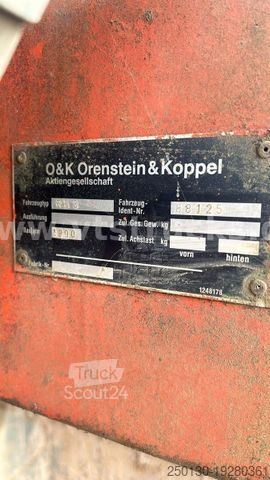 Chain excavator O&K Rh6 PMS Kettenbagger flöffel