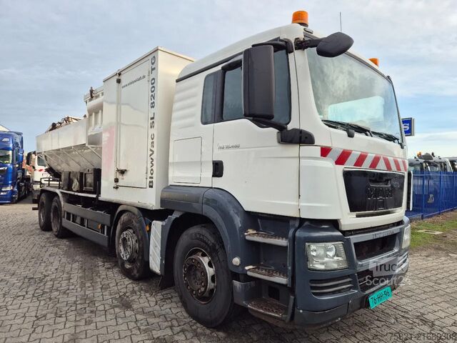 Vehículo de succión MAN TGS 35.400 Wieland BlowVac SL 8200 TG