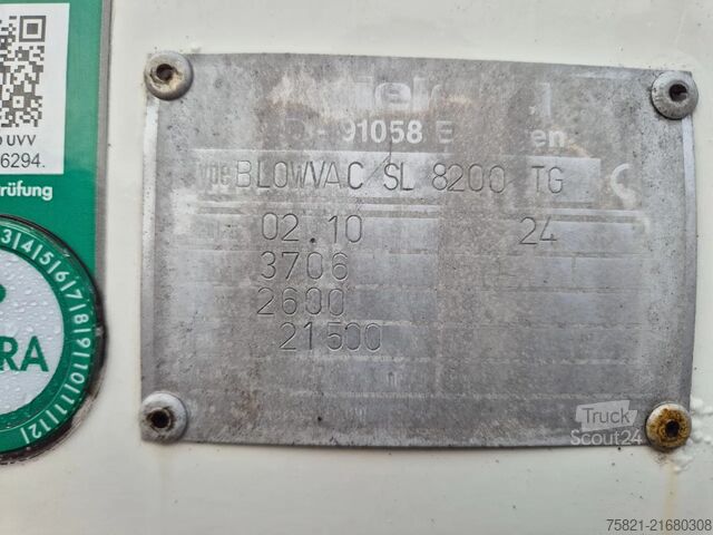 Vehículo de succión MAN TGS 35.400 Wieland BlowVac SL 8200 TG