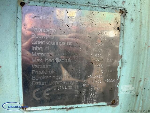 Kolkenzuiger MAN TGA 26.350 Handgeschakeld, RVS tank ADR, GEEN P...