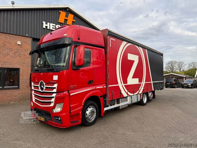 Liukuva pressu Mercedes-Benz Actros 2545 6X2 Schuifzeil/Schuifdak NL Truck A...