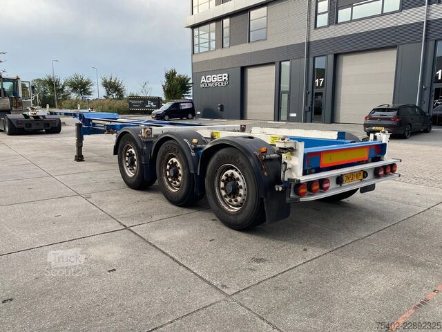 Transporte de contenedores Renders FCC / BPW + Disc Brakes / 1x Lift Axle / All Co...