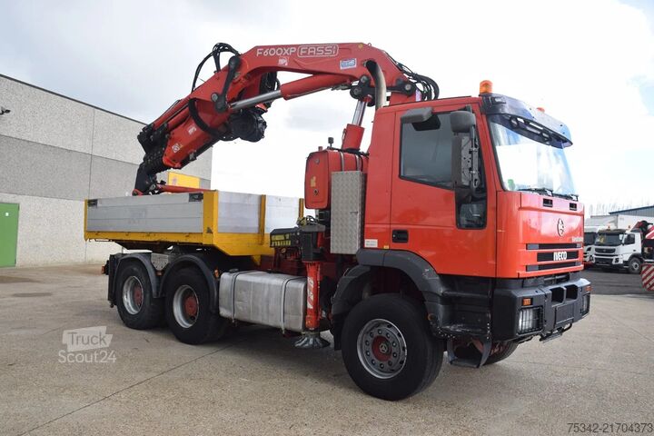 Loading platform Iveco Eurotrakker 260.35 FASSI F600XP FLYGIP