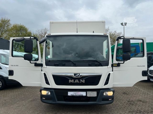 Кутиевиден ван MAN TGL 8.190 Koffer *Ladeboardwand*Klima*Tempomat*