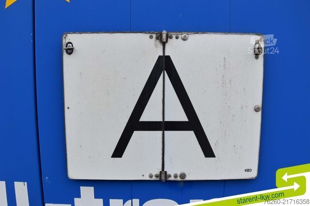 Otvorený náves s plachtou KRONE Palettenkasten SAF Achsen TÜV 7/26