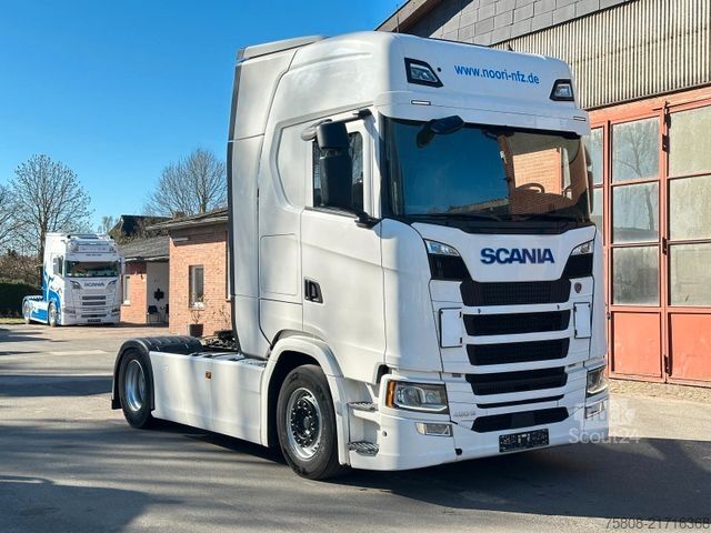 Standardní tahač SCANIA Scania S450 Euro 6d 1200L ACC Scania Historie