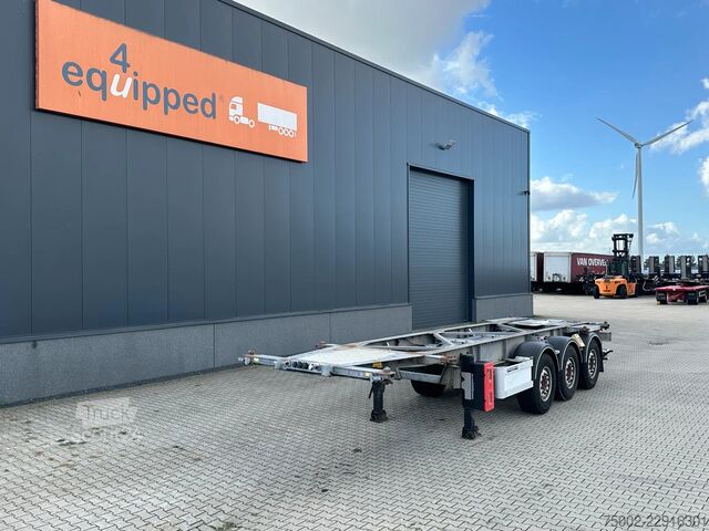 Konténerszállítás Van Hool 3B2015 20FT/30FT ADR chassis / galvanized / dis...