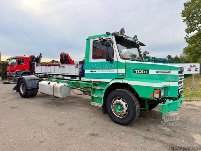 Podvozok s kabínou Scania T 113H-320 TORPEDO 4x2 CHASSIS CABINE - STEEL S...