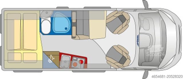Campervan PĂ–SSL 2Win Plus Citroen 165 PS TAGESZULASSUNG # TOP