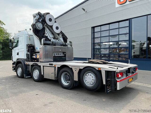Standardni SZM Scania G 480 HMF 85 Tonmeter laadkraan + Fly-Jib