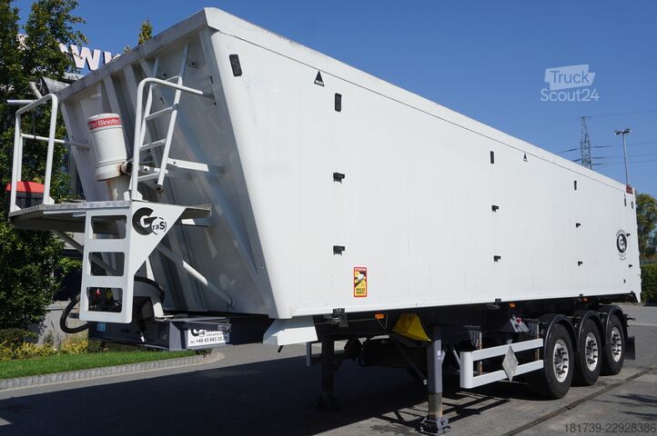 Damper yarı römork Gras aluminum tipper semi-trailer 48 m³