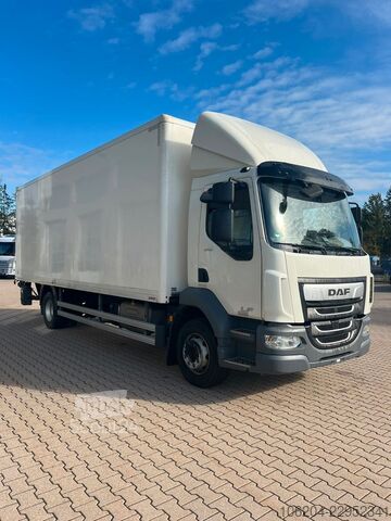 Dėžinis sunkvežimis DAF LF 290 16t Koffer Junge Aufbau & Ladeboardwand