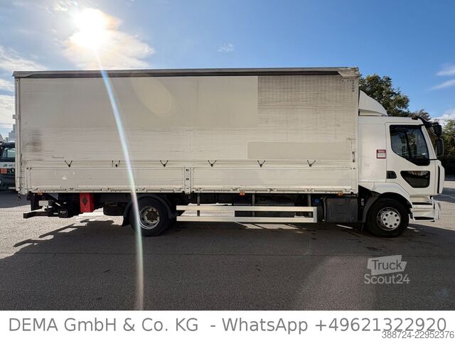 Camião plataforma com lona RENAULT D13*E6c*Automatik*LBW*AHK*Klima*Kamera*Bordwände