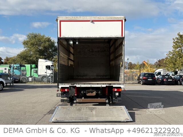 Camião plataforma com lona RENAULT D13*E6c*Automatik*LBW*AHK*Klima*Kamera*Bordwände