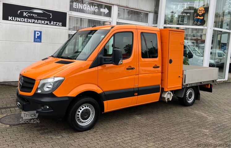 Pick-up kombi MERCEDES-BENZ Sprinter II Pritsche DoKa 316 NGT Tiefpritsche