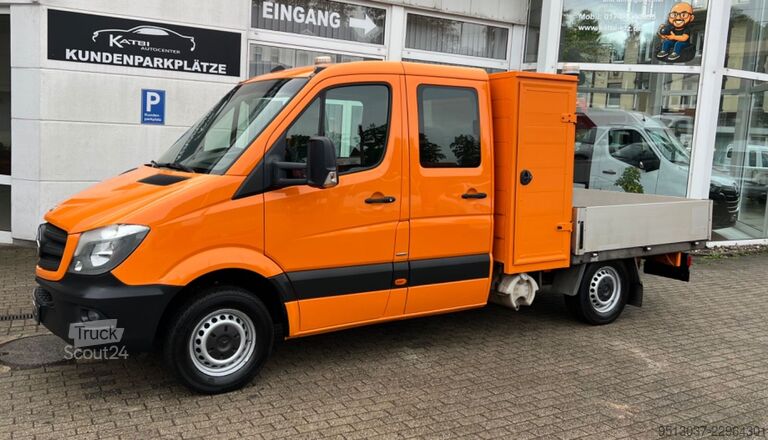 Pick-up kombi MERCEDES-BENZ Sprinter II Pritsche DoKa 316 NGT Tiefpritsche