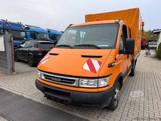 Pritschenwagen IVECO 35C12 Pritsche+Plane/DoKa 6-Sitze/AHK3000 Kg